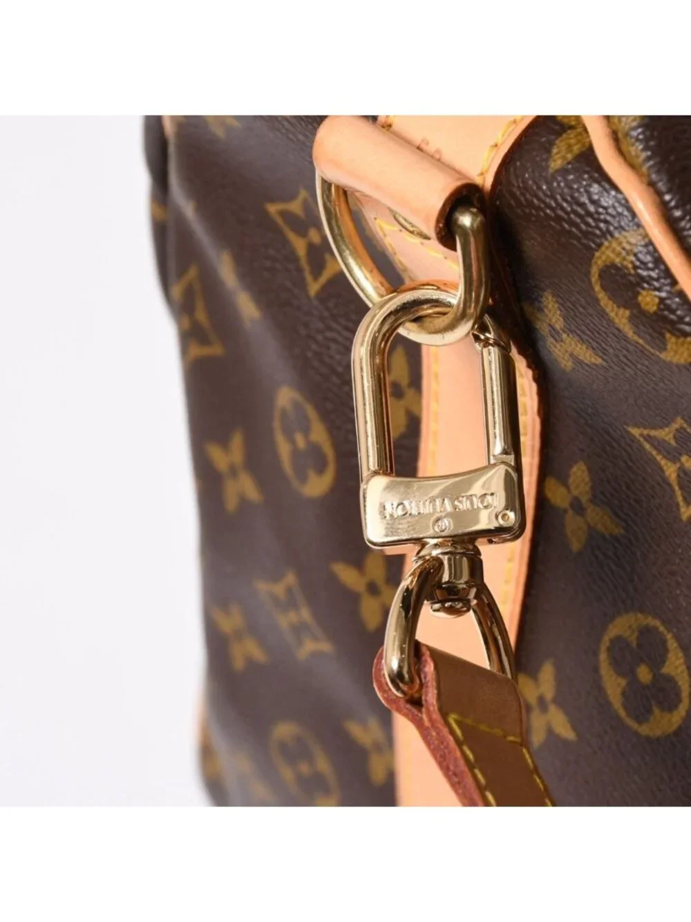 Louis Vuitton Monogram Keepall Bandouliere 50 Brown Boston Bag